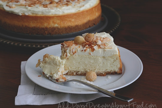 Coconut Cheesecake with Macadamia Nut Crust - Image 2