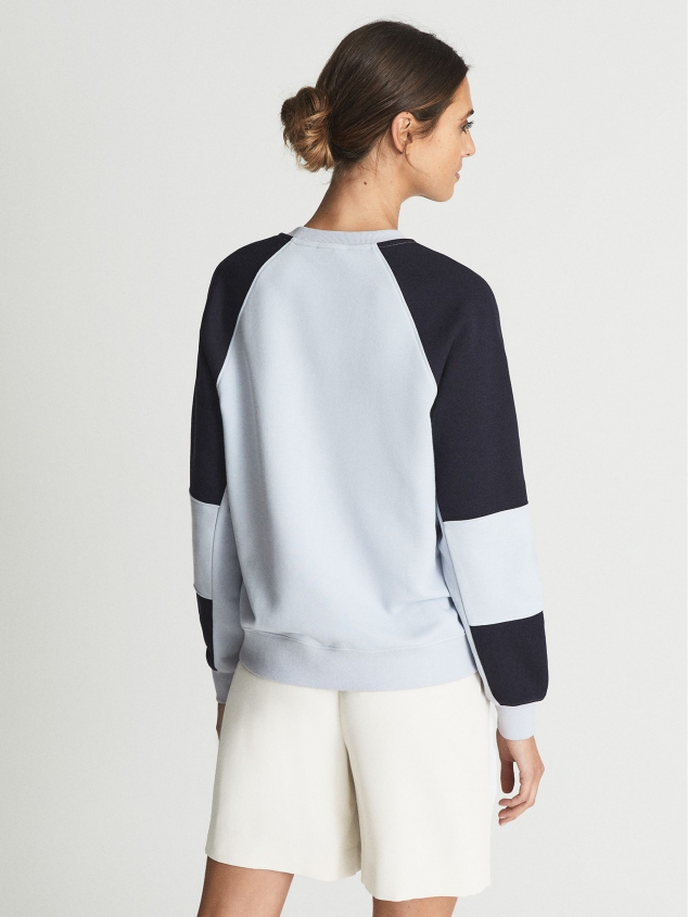 Colour Block Jersey Sweatshirt - Image 3