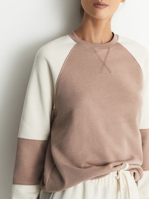 Colour Block Jersey Sweatshirt - Image 3