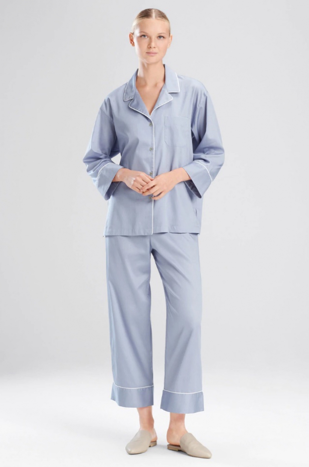 Cotton Sateen Essentials PJ Pants Set