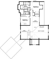Country house plan with walk-out basement - Image 3