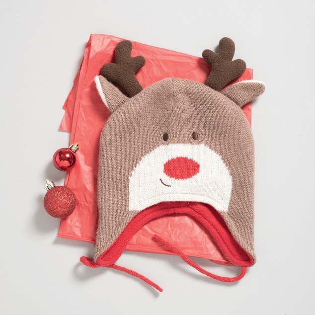 Cozy Reindeer Hat