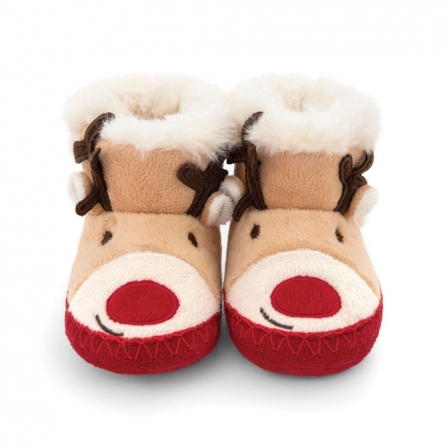 Cozy Reindeer Slipper Boots - Image 2