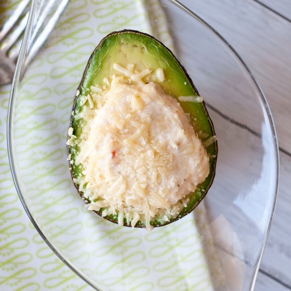 Crab Stuffed Baked Avocado