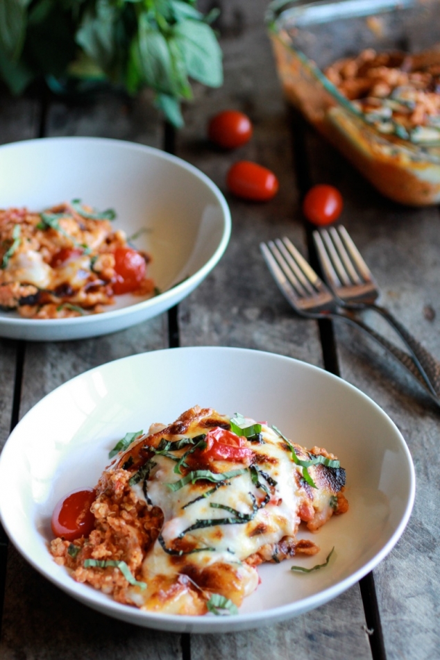 Creamy Caprese Quinoa Bake Recipe