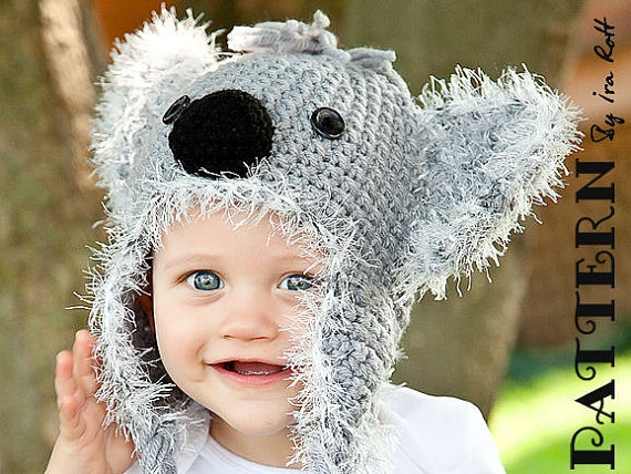 Crochet Koala Hat
