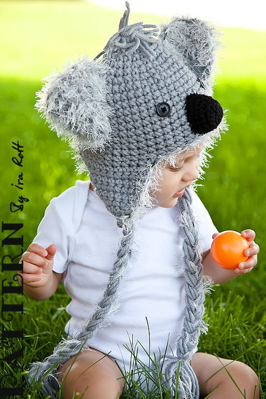 Crochet Koala Hat - Image 3