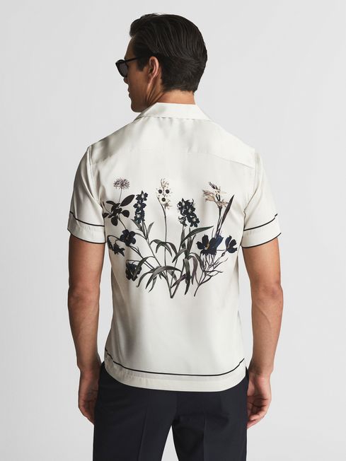 Cuban Collar Floral Shirt - Image 3