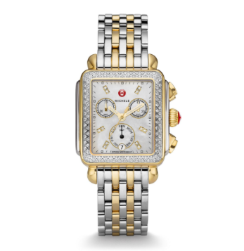 Deco Two-Tone Diamond, Diamond Dial Watch - Image 2