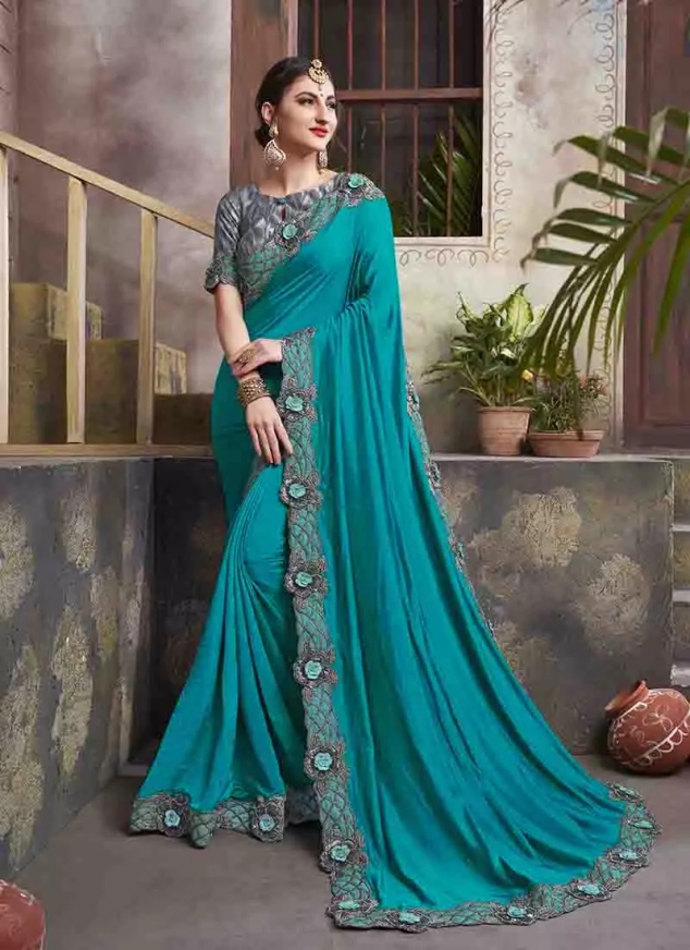 Designs Of Plain Saree