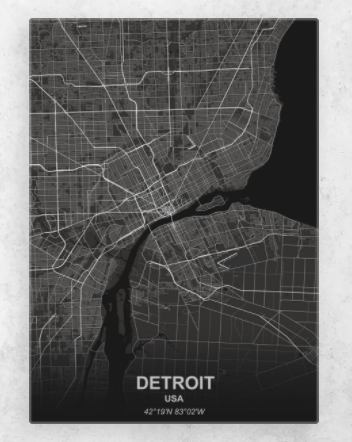 Detroit Metal Print