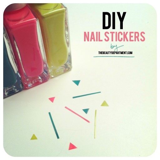 DIY Nail Stickers