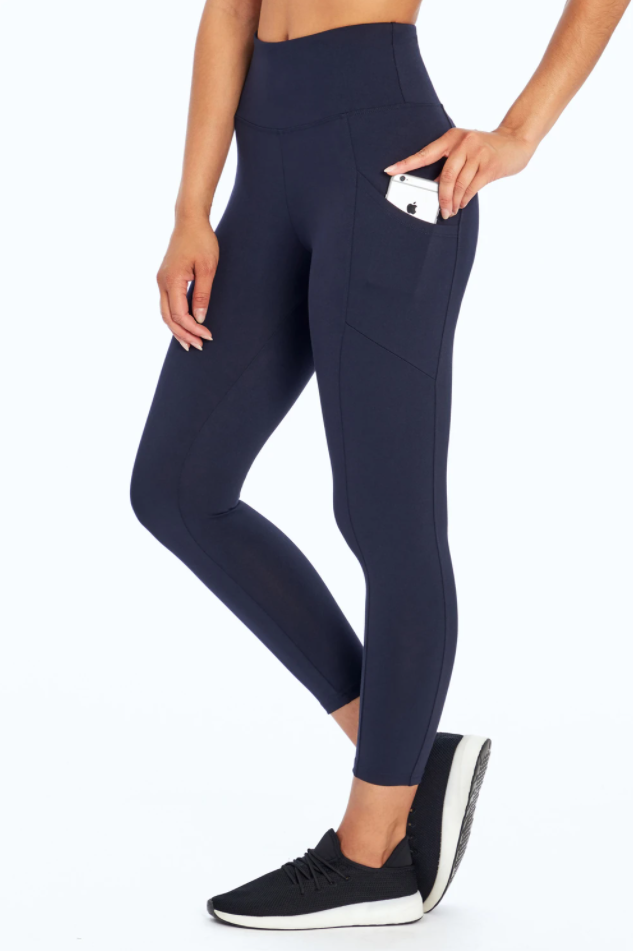 Drew Side Pocket Tummy Control Mid Calf Capri