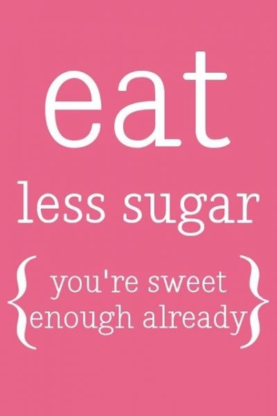 eat less sugar