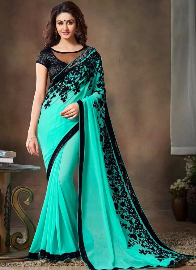 Embroidery Saree