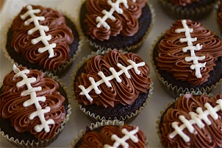 Football Cupcakes