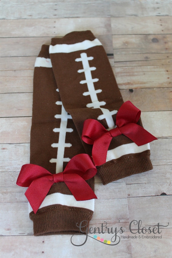 Football legwarmers for baby