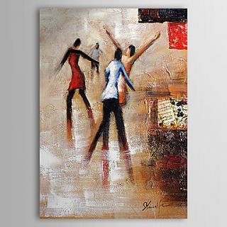 Free Shipping People Playing Oil Painting