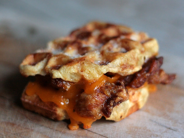 Fried Chicken And Waffle Grilled Cheese Recipe - Image 3