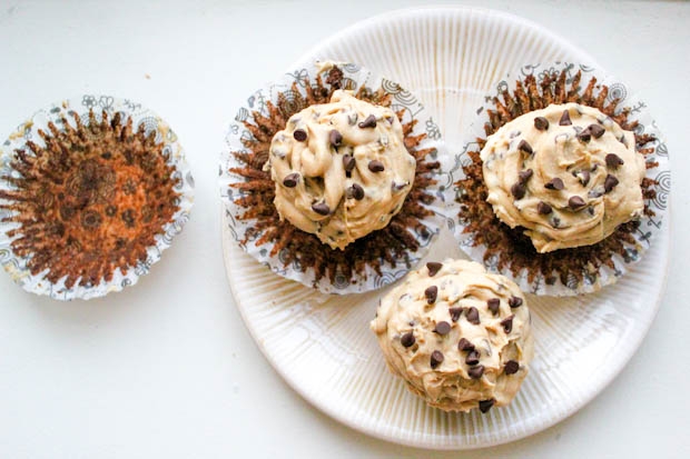 Fudge Brownie Cupcakes with Cookie Dough Frosting - Image 2