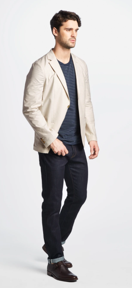 Graham Cotton Linen Stretch Blazer - Image 2