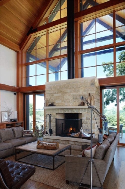 Great Room with a Great Fireplace