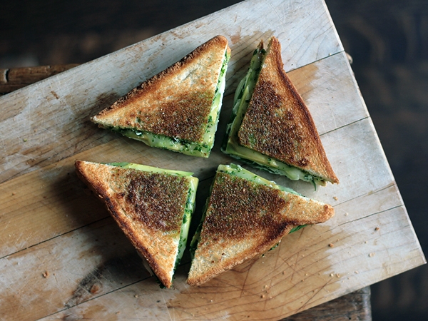 Green Goddess Grilled Cheese Sandwich Recipe  - Image 3