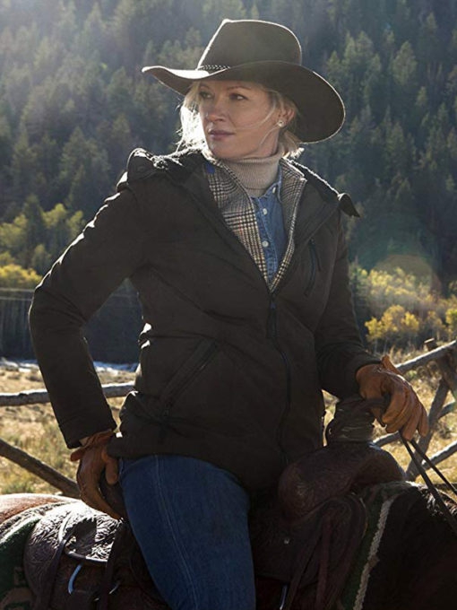 Gretchen Mol Yellowstone Cotton Jacket