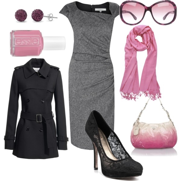 Grey & Pink Outfit
