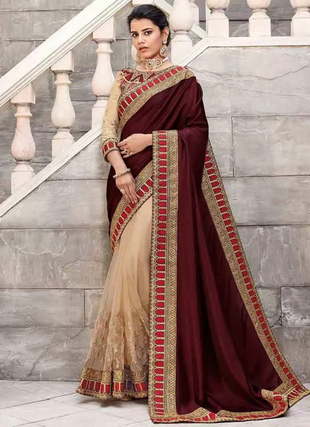 Half & Half Saree