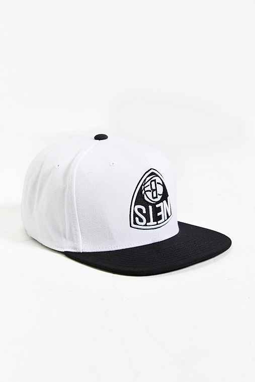 Hall Of Fame X Mitchell & Ness Brooklyn Nets Upside-Down Snapback Hat ...