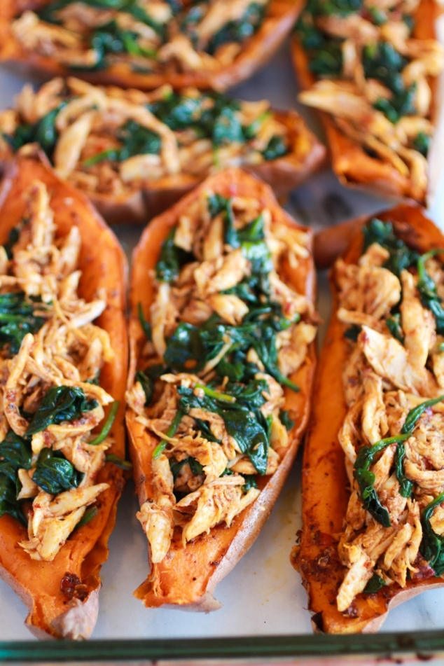 Healthy Chipotle Chicken Sweet Potato Skins - Image 3