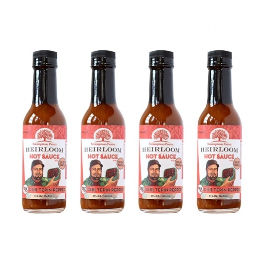 Heirloom Chiltepin Pepper Hot Sauce Bundle - 4 Pack