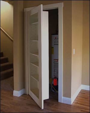 Hidden Passage Doorways - Bookshelf & Closet