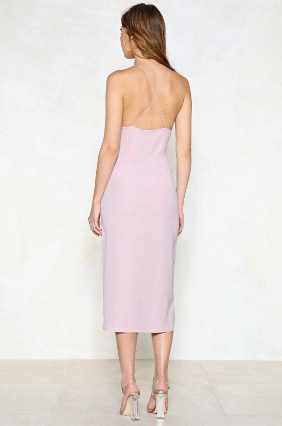 High Esteem Midi Dress in Pink from Nasty Gal - Image 3