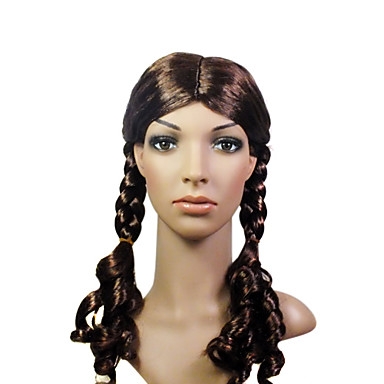 High Quality Capless Synthetic Long Pigtail Costume Party Wig