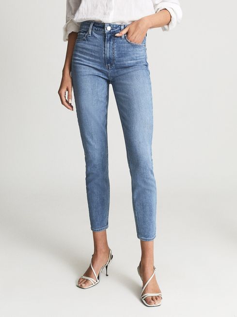 High Rise Crop Skinny Jeans - Image 2
