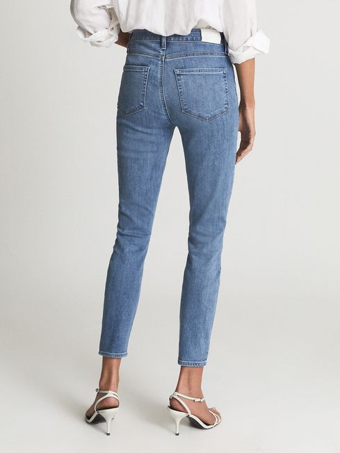 High Rise Crop Skinny Jeans - Image 3