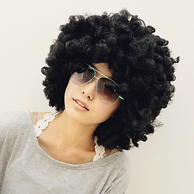 Holiday Party 35cm Black Afro Wig