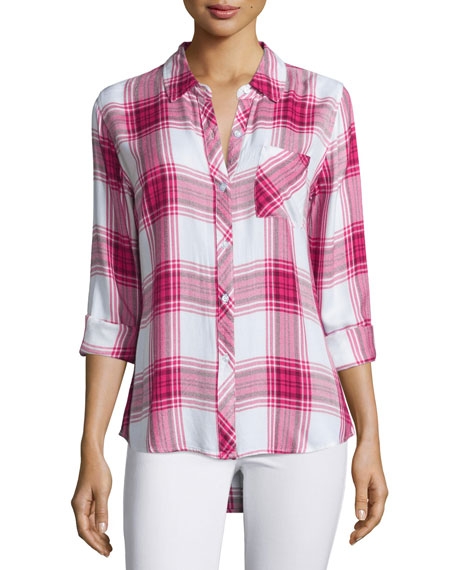 Hunter Plaid Long-Sleeve Shirt