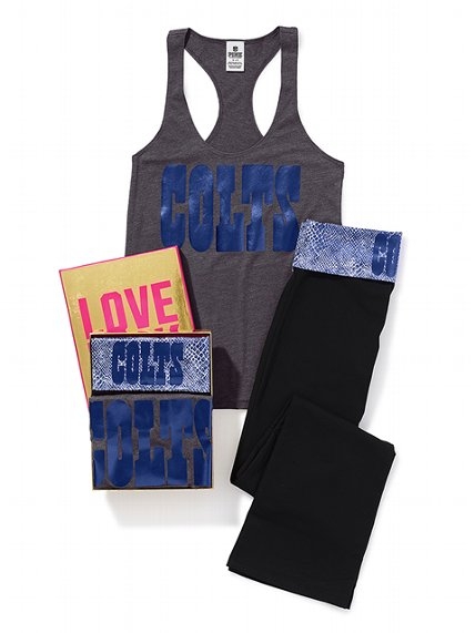 Indianapolis Colts Tank & Bootcut Yoga Pant Gift Set from Victoria Secret