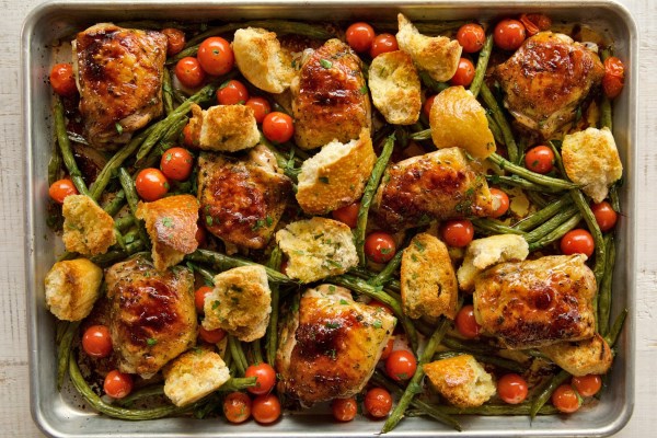 Italian Chicken Sheet Pan Supper