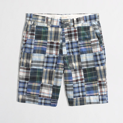 J Crew patchwork shorts