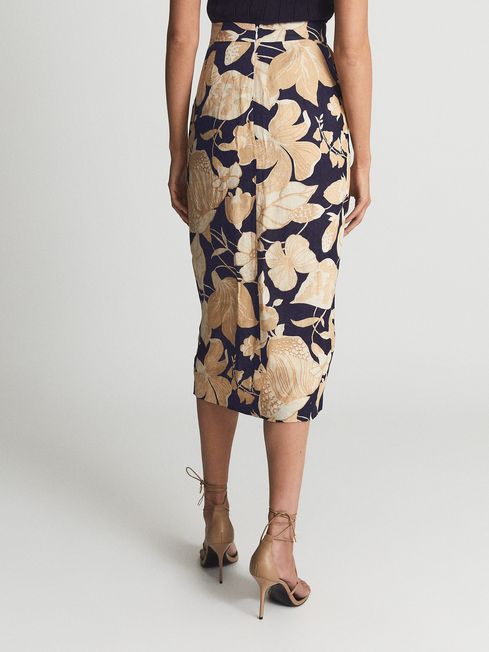 Jackson Printed Pencil Skirt - Image 3