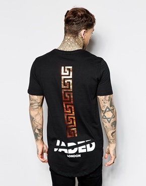 Jaded London T-Shirt With Back Logo - FaveThing.com