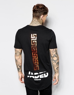 Jaded London T-Shirt With Back Logo