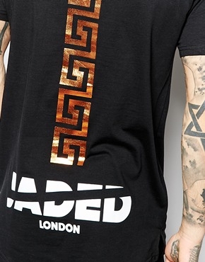 Jaded London T-Shirt With Back Logo - Image 2