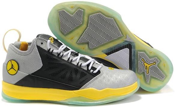 Jordan CP3 IV Chris Paul IV Shoes Black/Yellow/Grey Sport