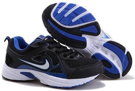 Kids Nike Air Max Black Blue White Shoes