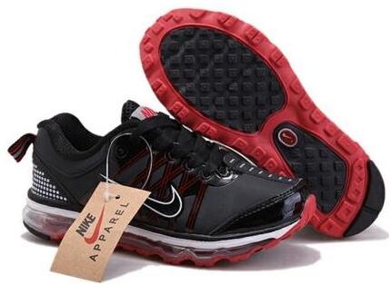 Kids Nike Air Max Black Red Shoes